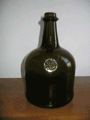 Green Glass Bottle