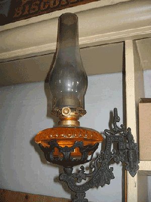 Glass Oil Lamp